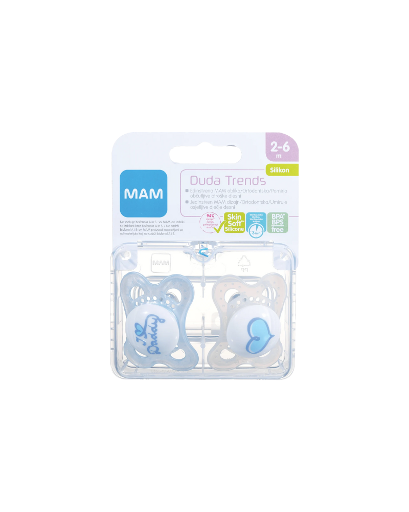 MAM SOOTHERS X2 TREND 2-6M 350146