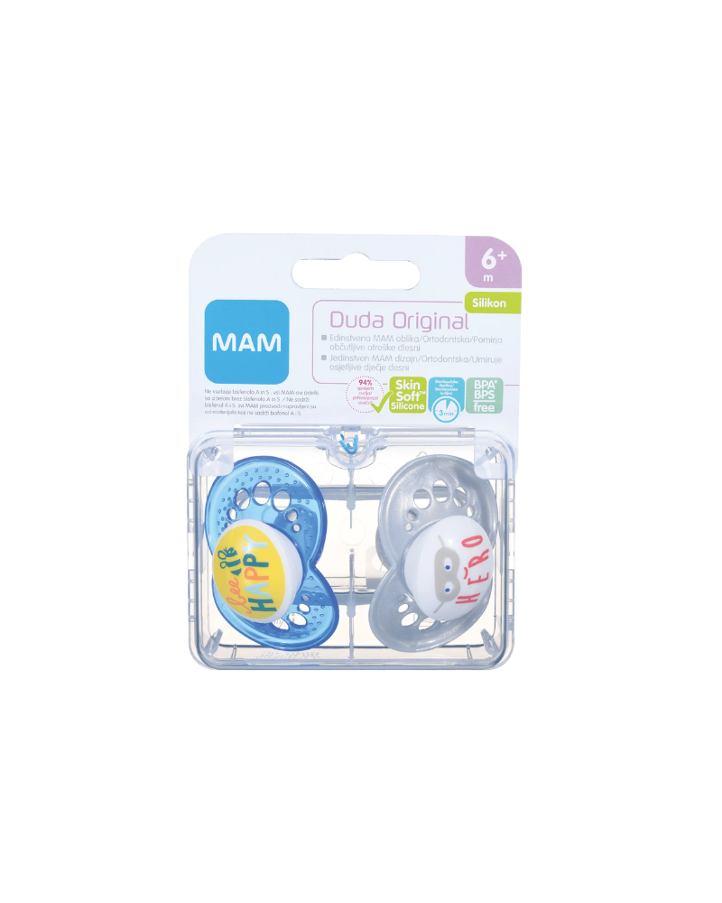 MAM SOOTHERS X2 TRENDS 6M+ 350221