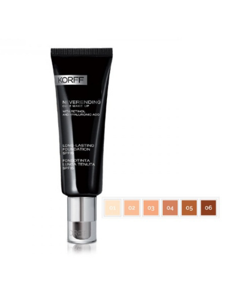 KORFF CURE MAKE UP LONG LASTING FOUNDATION SPF 15 04 NOISETTE 30ML