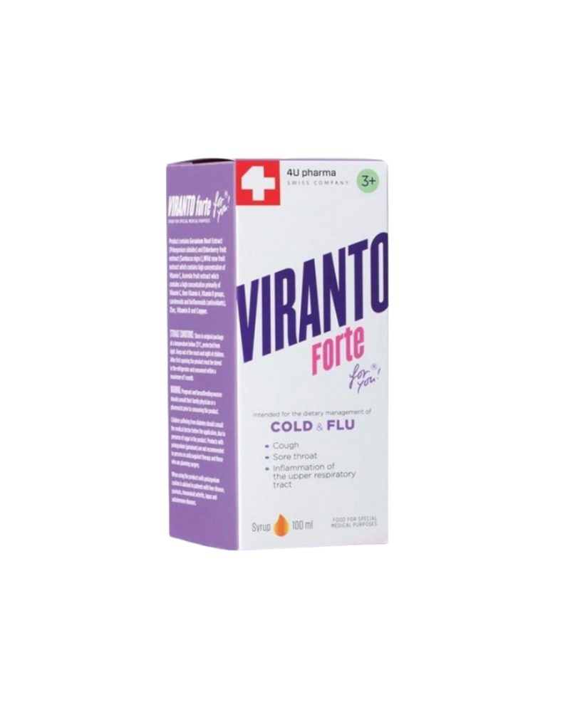 VIRANTO FORTE 3+ COLD & FLU SIRUP 150ML
