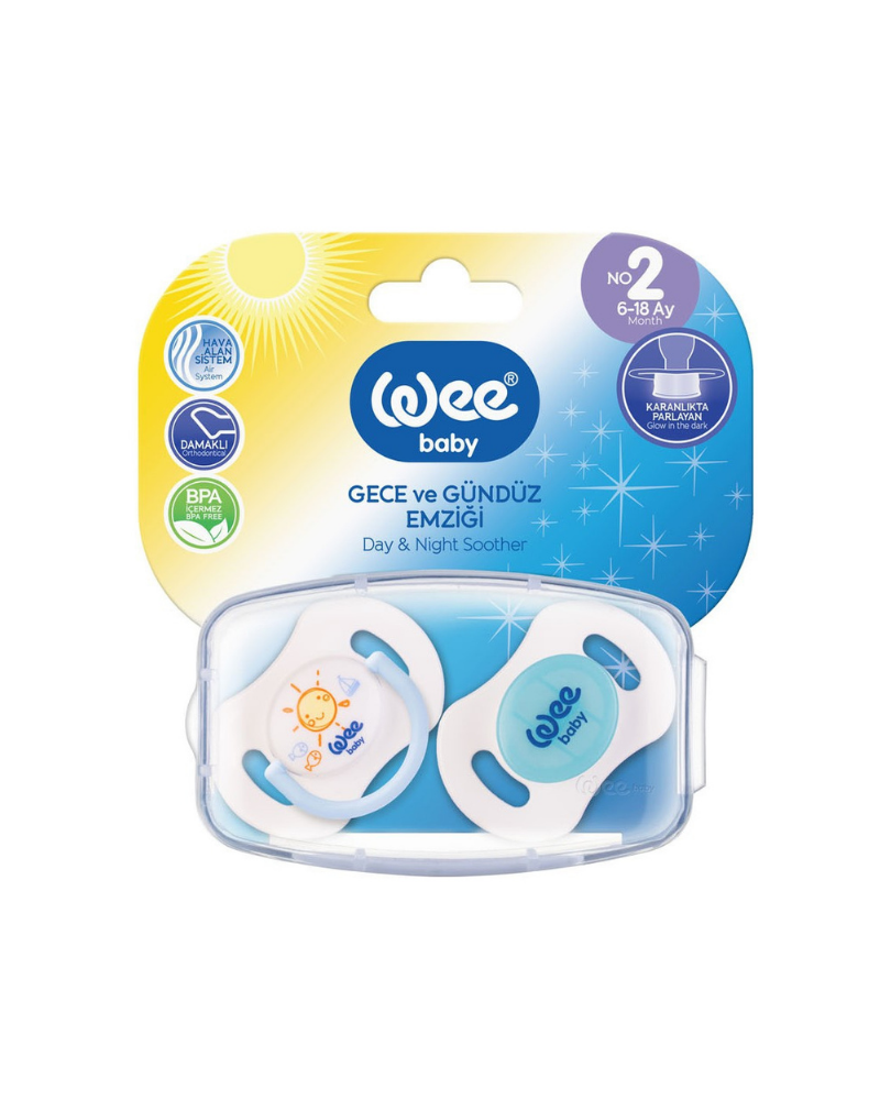 WEE BABY DOUBLE DAY&NIGHT SOOTHER WITH CASE NO:2