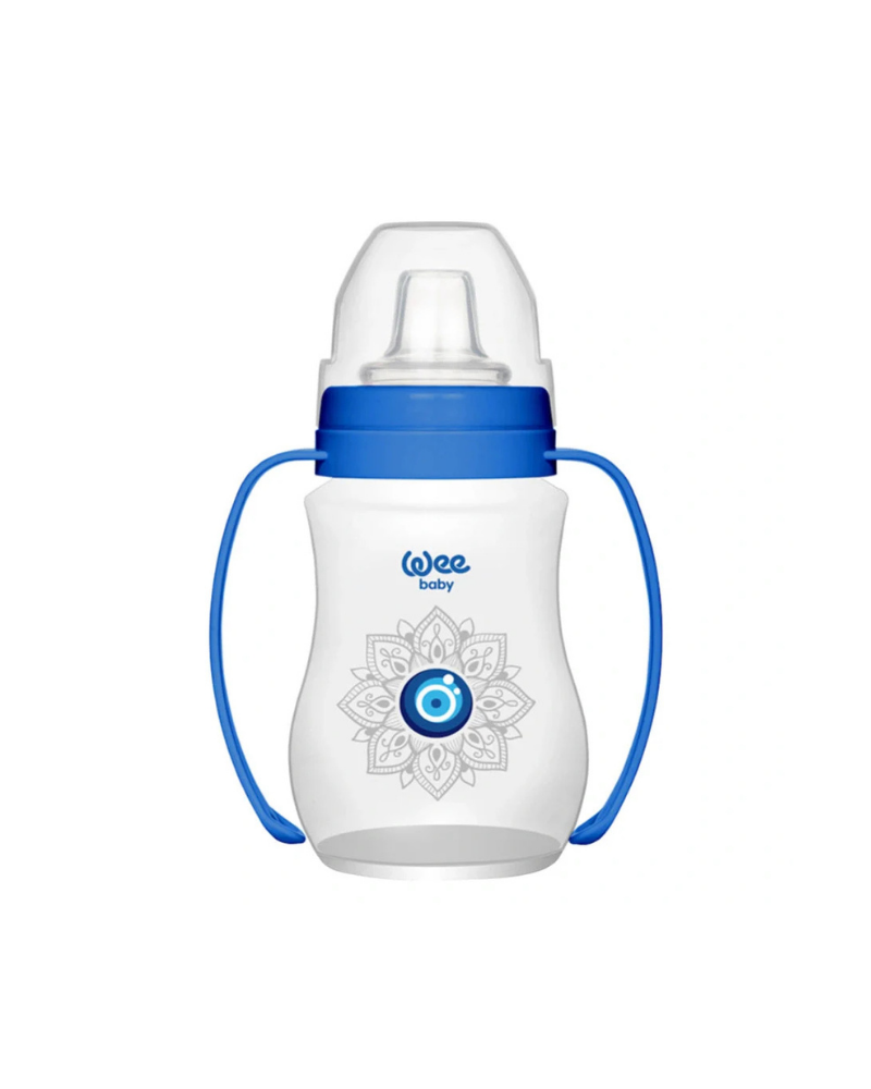 WEE BABY EVIL EYE NON SPILL CUP WITH GRIP 250 ML