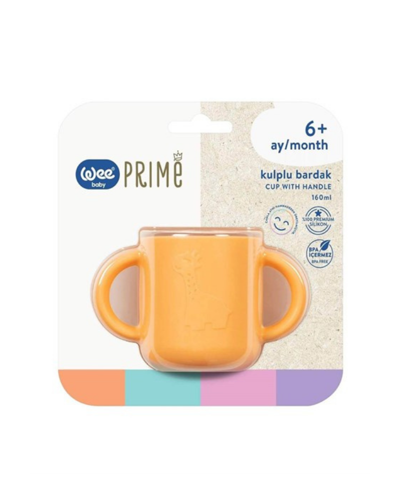 WEE BABY SILICONE CUP WITH HANDLE