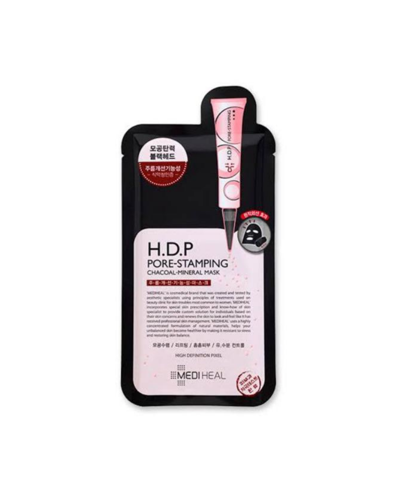 MEDIHEAL H.D.P. PORE-STAMPING BLACK MASK EX