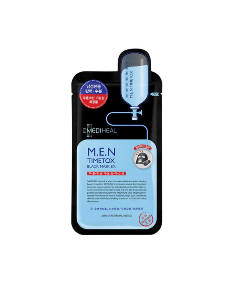 MEDIHEAL M.E.N. TIMETOX BLACK MASK EX