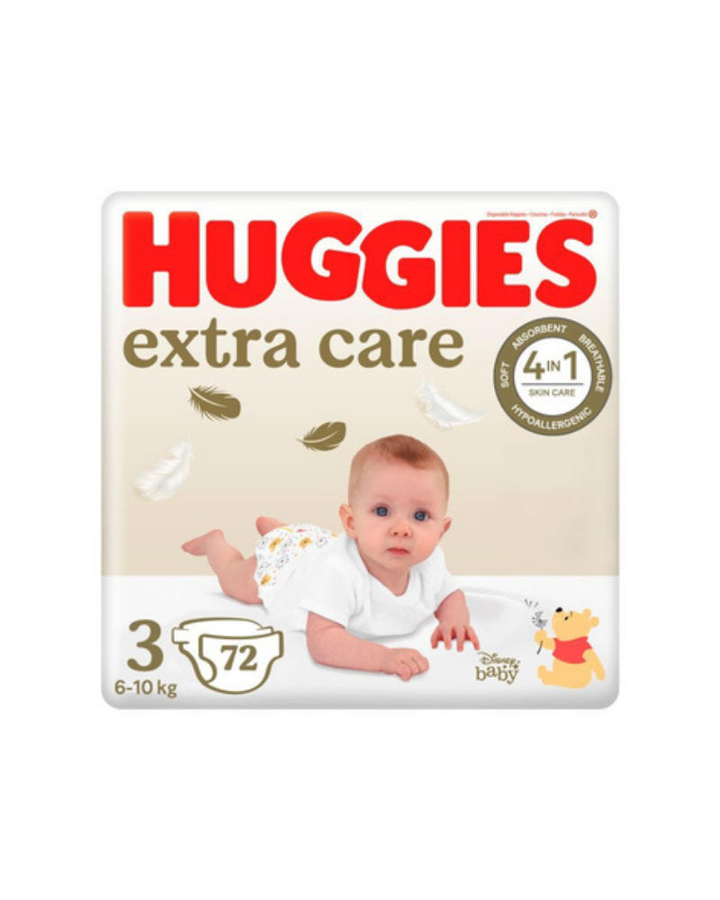 HUGGIES ELITE SOFT (3) 72CP,5-9KG