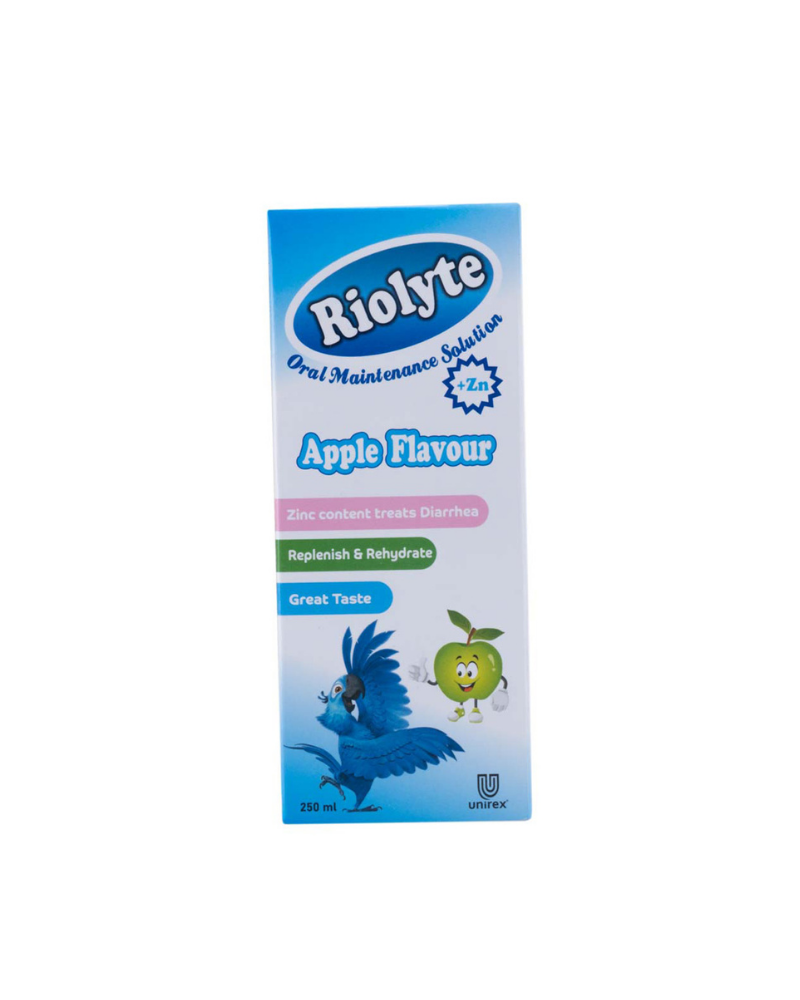 RIOLYTE ORS LIQUID APPLE FLAVOUR 250ML