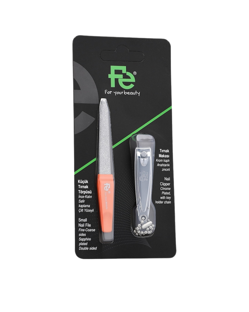 FE NAIL CLIPPERS + NAIL FILE SET FE041