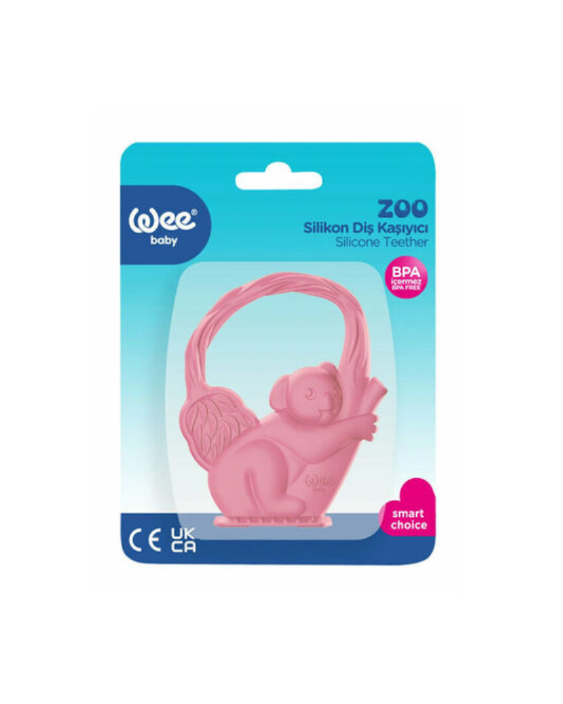 WEE BABY ZOO SILICONE TEETHER
