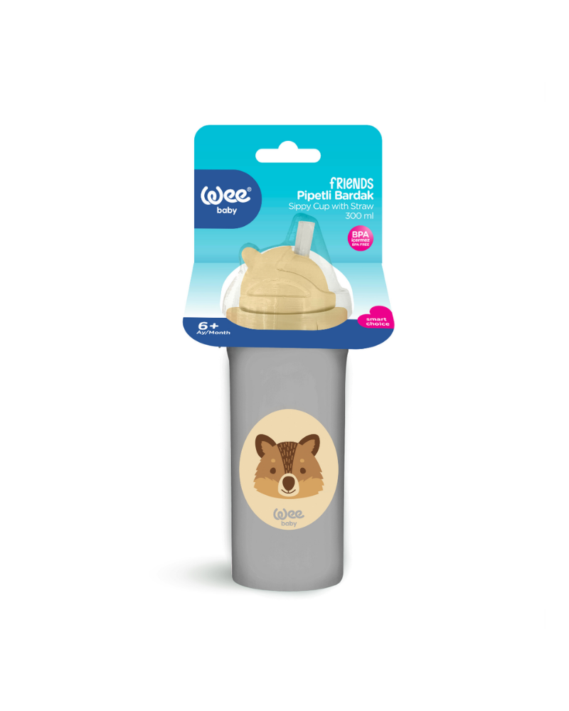 WEE BABY FRIENDS STRAW CUP