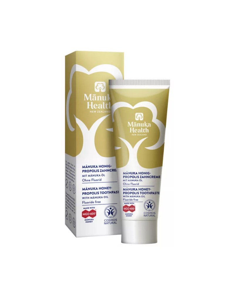 MANUKA MGO 400+ TOOTHPASTE NO FLOURIDE+PROPOLIS 75 GR