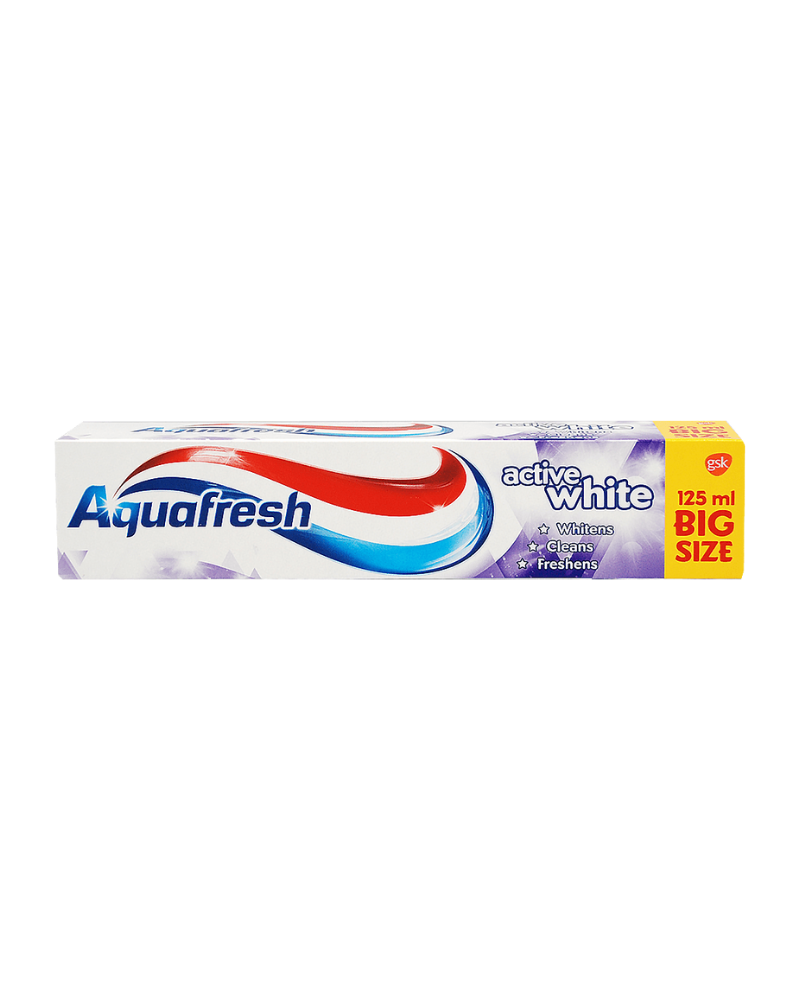 AQUAFRESH 125ML ACTIVE WHITE