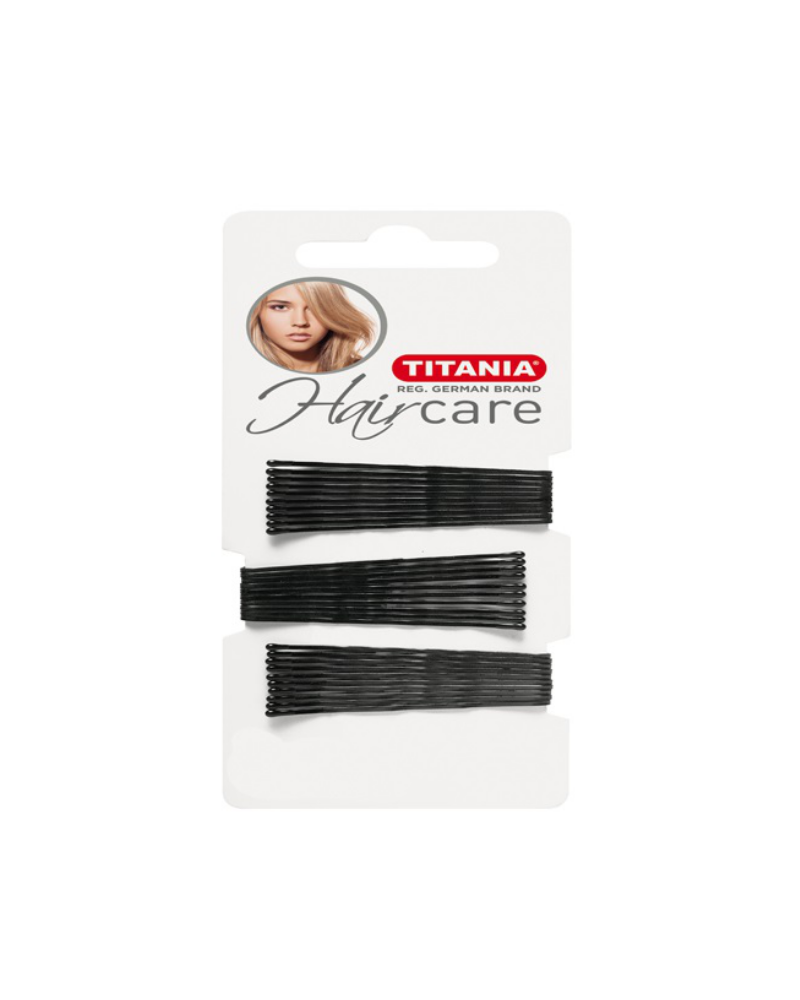 8060 HAIR CLIPS BLACK 30PCS/C