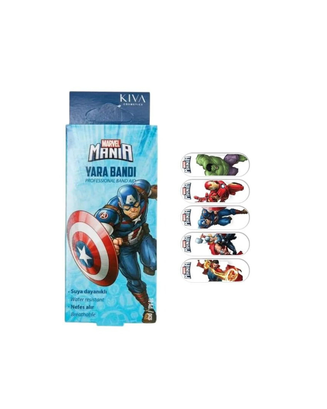KIVA BAND CAPTAIN AMERICA 10PC