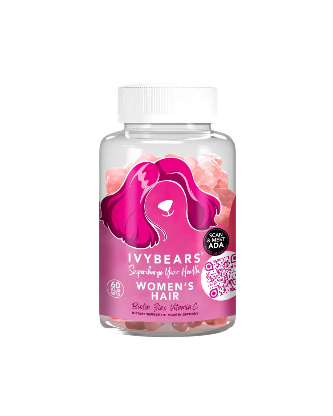 4139 IVYBEARS WOMENS HAIR 60 GUMMIES