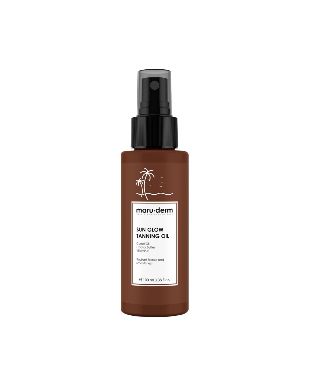 MARUDERM SPF 0 SUN GLOW TANNING OIL 100ML