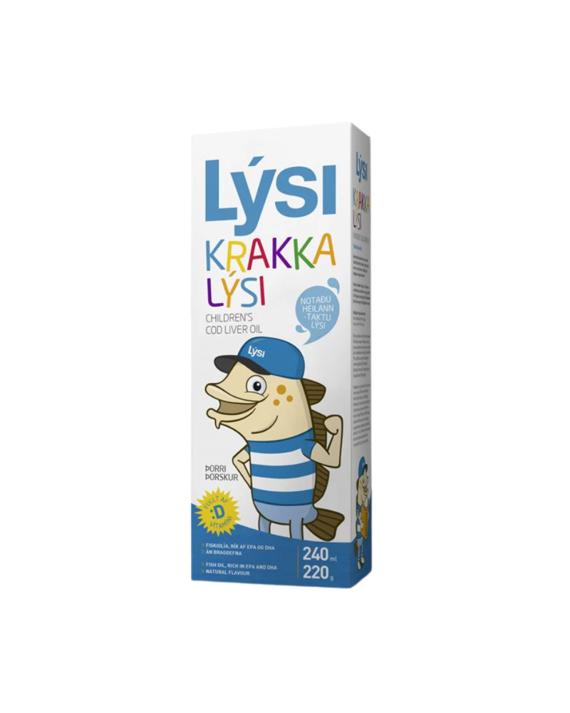 LYSI CHILDREN COD LIVER OIL NATURAL 240 ML
