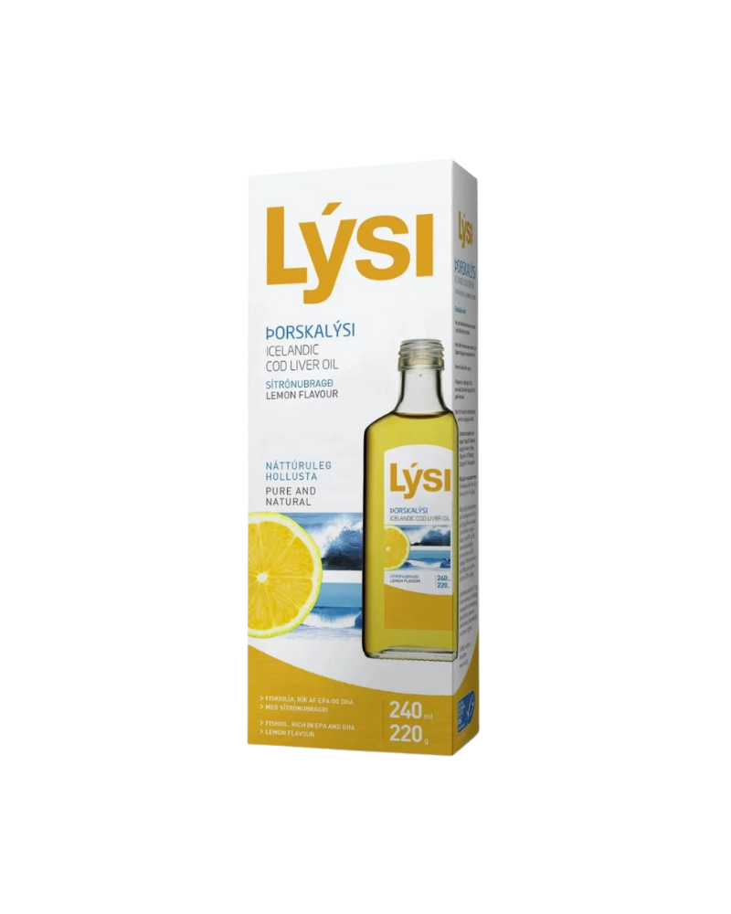LYSI COD LIVER OIL LEMON 240 ML SIRUP
