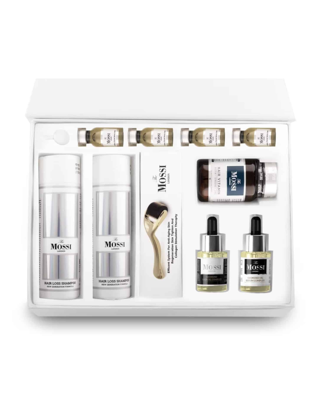 THE MOSSI LONDON 2 MONTHS FLACON PLUS HAIR SET