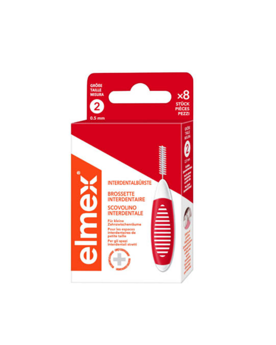 BRUSHE PASTRUESE PER PROTEZA 0.5MM (2) -ELMEX