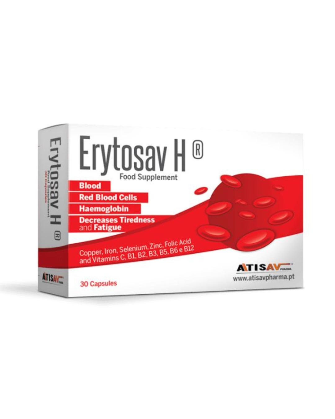 ERYTOSAV H 30 CAPSULES