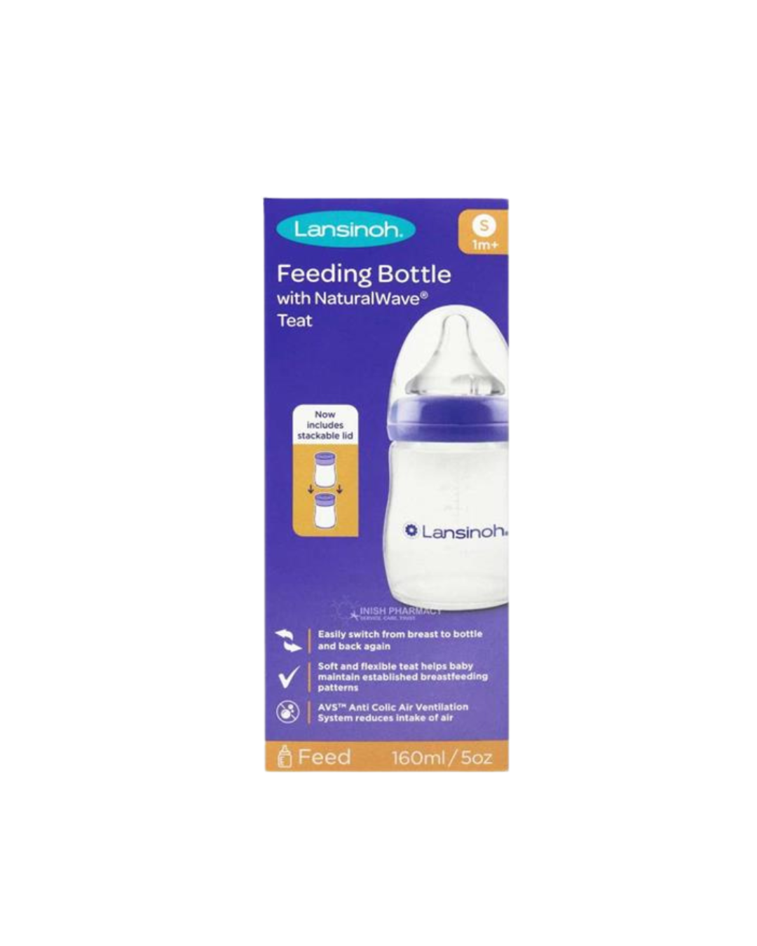 SHISHE BIBERON PP 160 ML LANSINOH