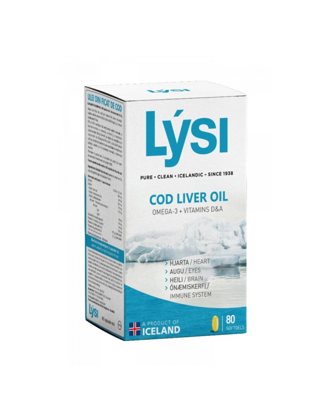 LYSI COD LIVER OIL CPS A80