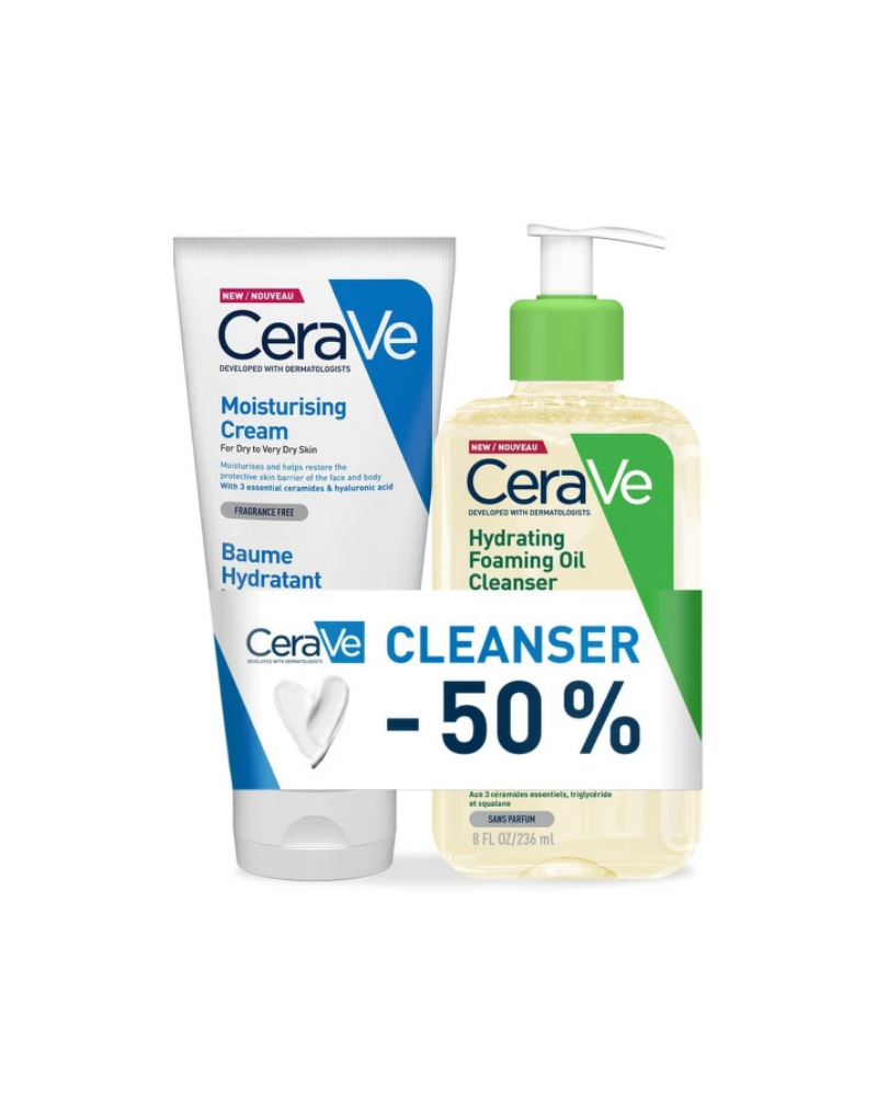 MOIST.CREAM 177ML+HYDRAT.OIL CLEANSER 236ML C.5124